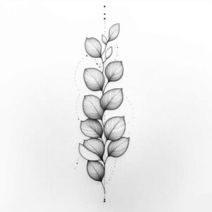 branches tattoo design ideas minimalist delicate composition for upper arm