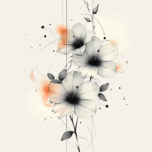 branches tattoo design ideas soft touch delicate composition shows resilience
