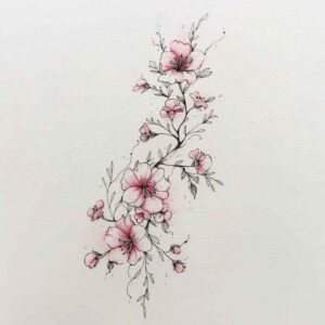 branches tattoo design ideas micro art detailed flora embodying endurance
