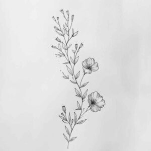 branches tattoo design ideas micro symbol detailed veins represents endurance