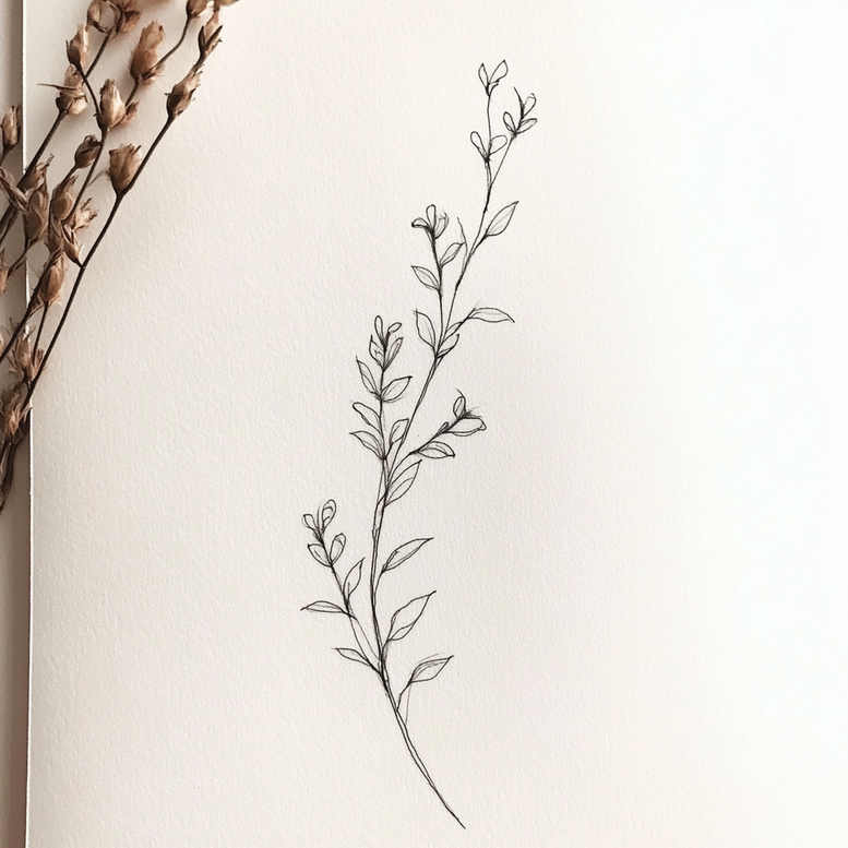 branches tattoo design ideas iconic fine detail stands for resilience