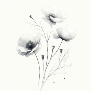branches tattoo design ideas single color fine line work for lower arm