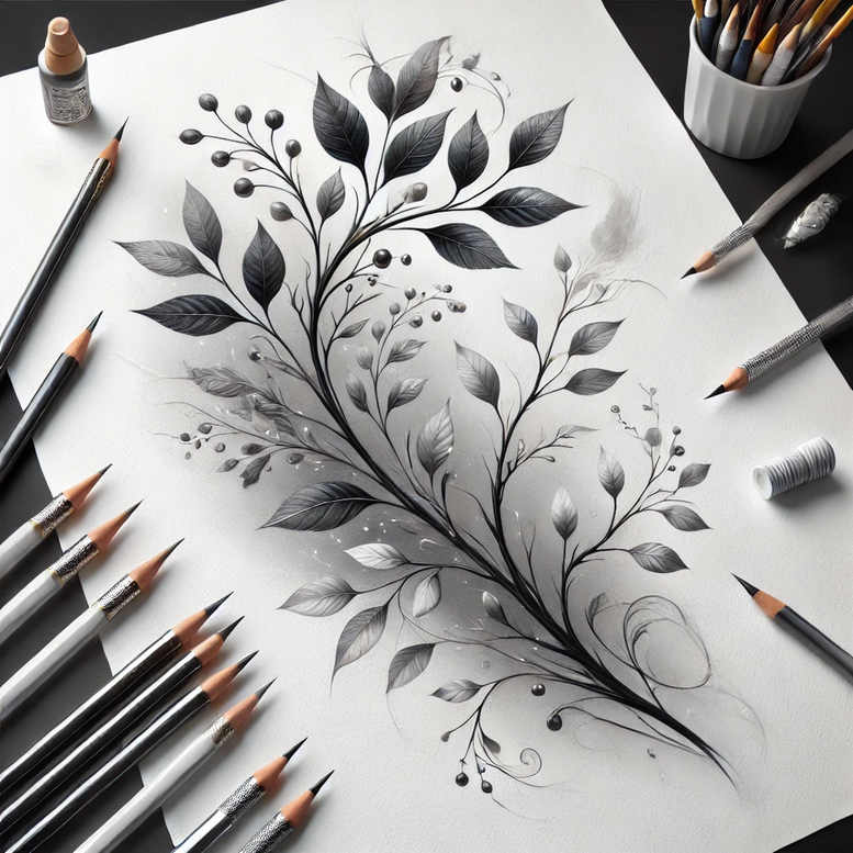 branches tattoo design ideas refined fine line work for sternum