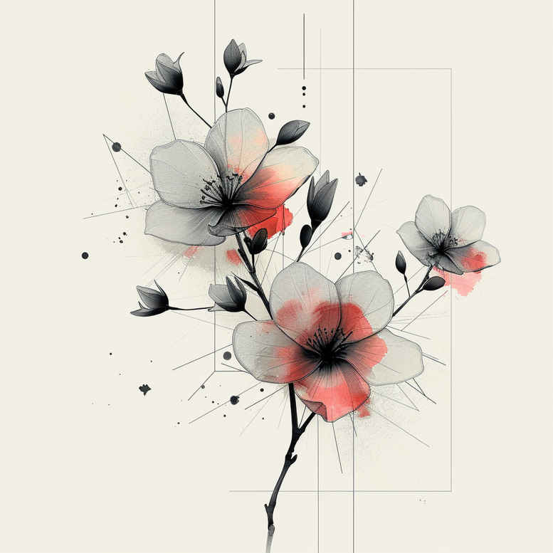 branches tattoo design ideas discreet ink floral accents for full back