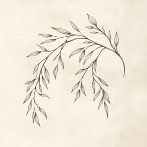 branches tattoo design ideas airy floral accents for hip