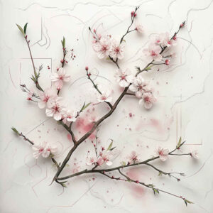 branches tattoo design ideas ultra-thin flowing shapes for stomach