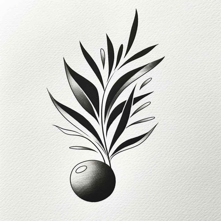 branches tattoo design ideas micro design graceful twists shows perseverance