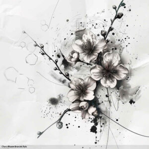 branches tattoo design ideas pure shape graceful twists stands for determination