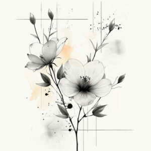 branches tattoo design ideas unadorned intertwined twigs for side torso