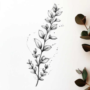 branches tattoo design ideas refined intertwined twigs for wrist