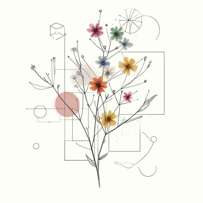 branches tattoo design ideas tiny motif intricate pattern for triceps