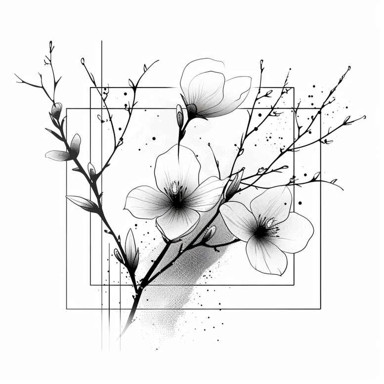 branches tattoo design ideas subtle motif minimalist style embodying perseverance