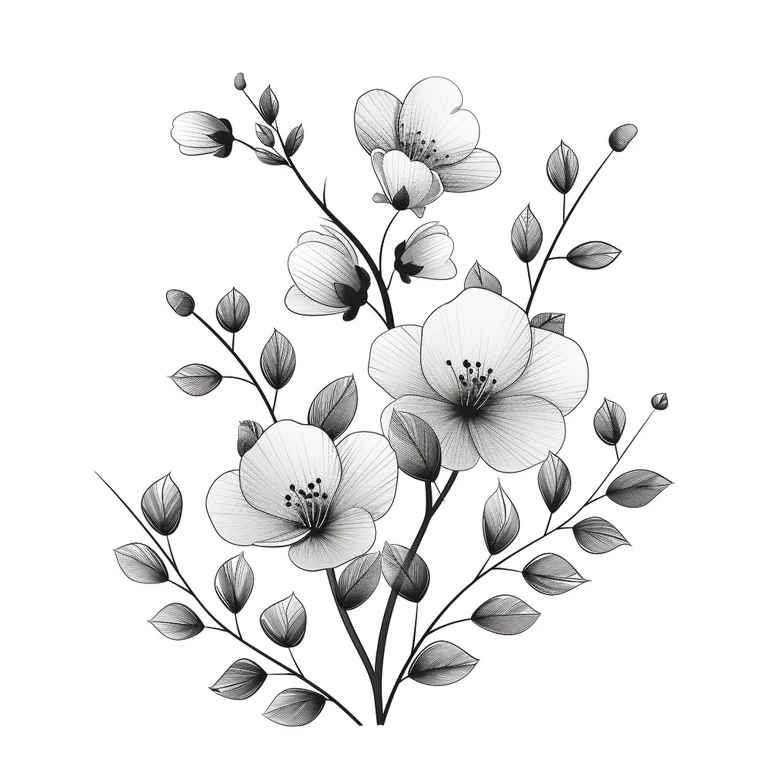 branches tattoo design ideas miniature minimalist style symbol of endurance