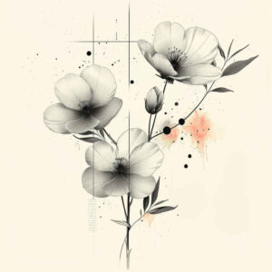 branches tattoo design ideas fine dot natural curves for upper back