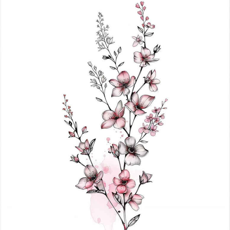 branches tattoo design ideas silent natural flow for upper chest