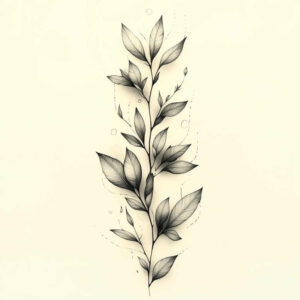 branches tattoo design ideas precise natural rhythm symbol of resilience