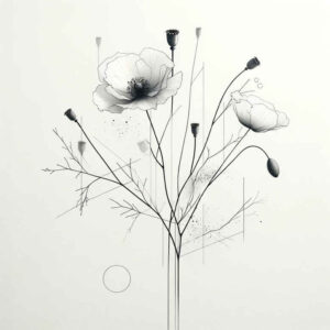 branches tattoo design ideas abstract organic movement for upper back