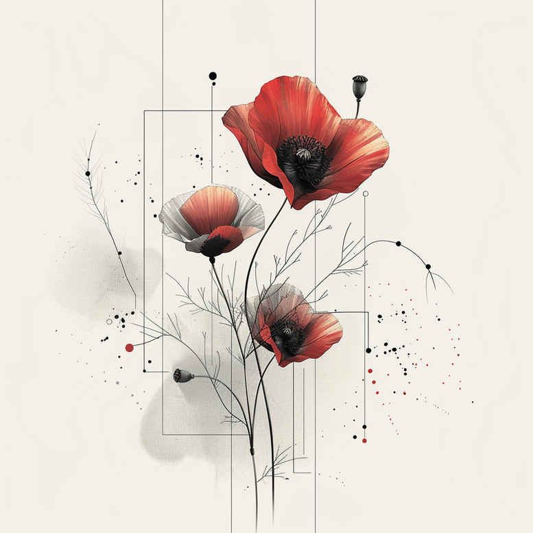 branches tattoo design ideas concise organic shapes for nape