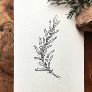 branches tattoo design ideas simple dot organic shapes perseverance and power