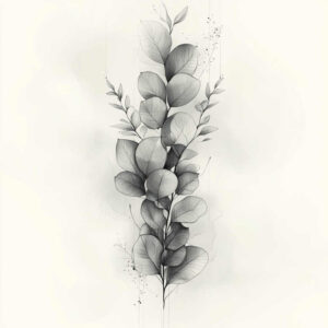 branches tattoo design ideas monochrome organic shapes symbol of determination