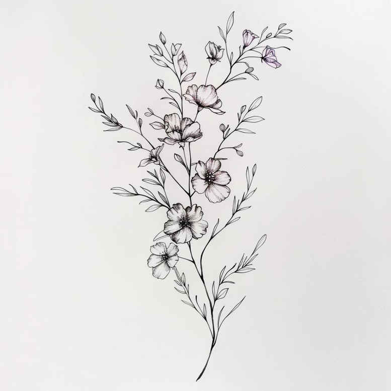 branches tattoo design ideas point minimal realistic bark texture shows resilience