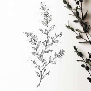 branches tattoo design ideas mini ink seasonal motifs embodying strength