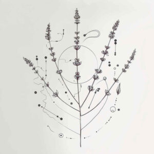 branches tattoo design ideas mini geometry seasonal motifs strength and power