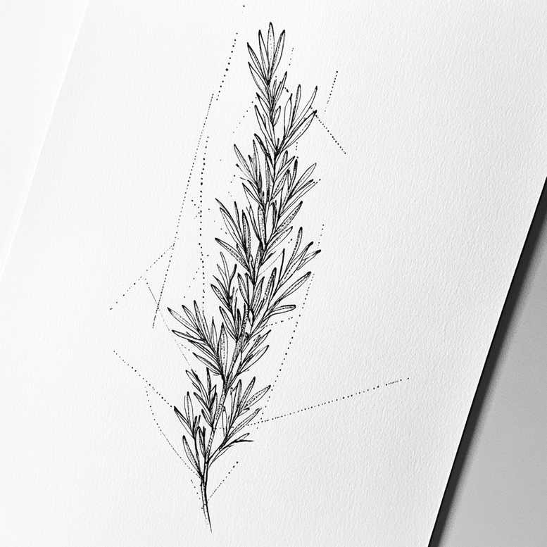 branches tattoo design ideas modest smooth lines embodying perseverance