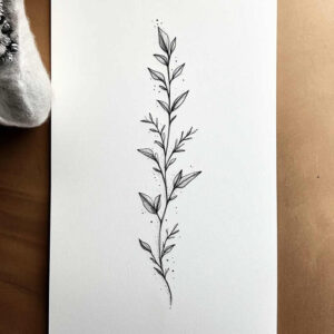 branches tattoo design ideas discreet ink soft shadows for biceps