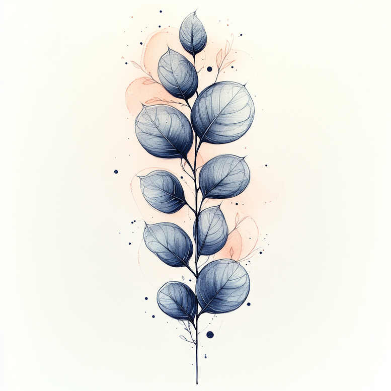 branches tattoo design ideas nonintrusive soft shadows symbolising courage