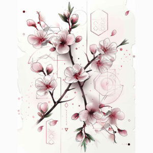 branches tattoo design ideas pure outline subtle shading for heel