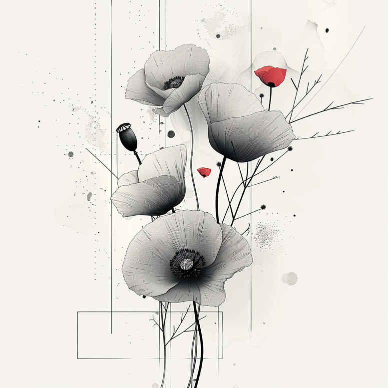 ultra-sharp – tattoo design ideas free ai generated – unfinished-look – surrealism-fluid-forms – Gallery: upload-inkby-ai