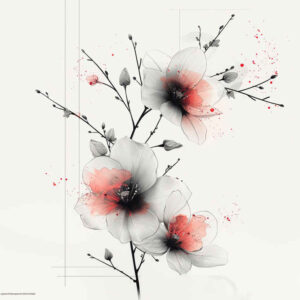thin-branch – tattoo design ideas free ai generated – unadorned – for-back-shoulder – Gallery: branches-inkby-ai