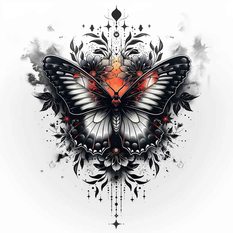 pattern-overlay – tattoo design ideas free ai generated – mandala-tattoo – for-nape – Gallery: upload-inkby-ai