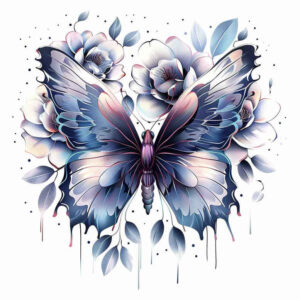 butterfly-design – tattoo design ideas free ai generated – realism-realistic-structure – for-foot – Gallery: butterflies-moths-dragonflies-inkby-ai