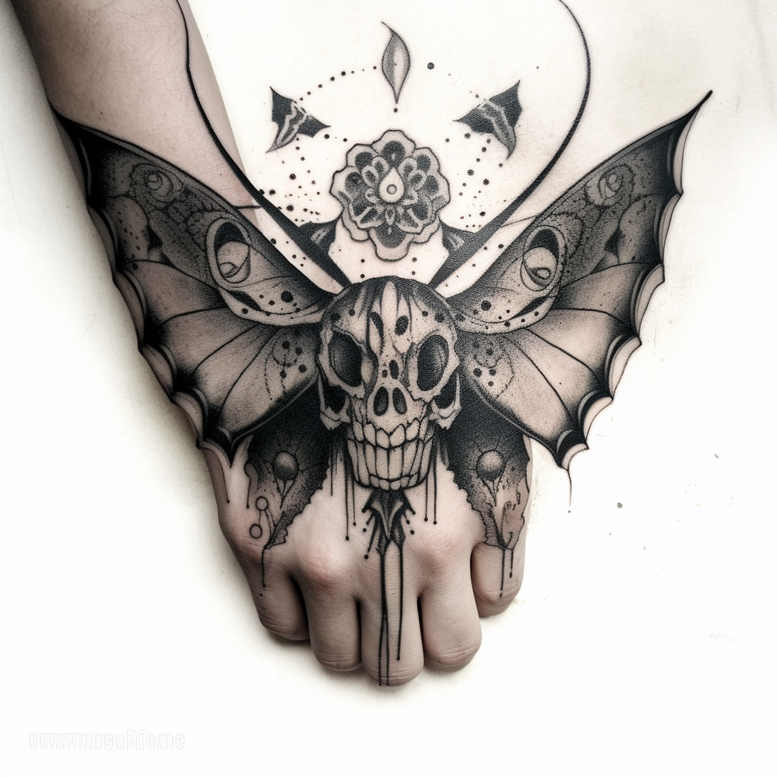 butterfly-line – tattoo design ideas free ai generated – neotraditional-bold-highlights – for-side-torso – Gallery: butterflies-moths-dragonflies-inkby-ai