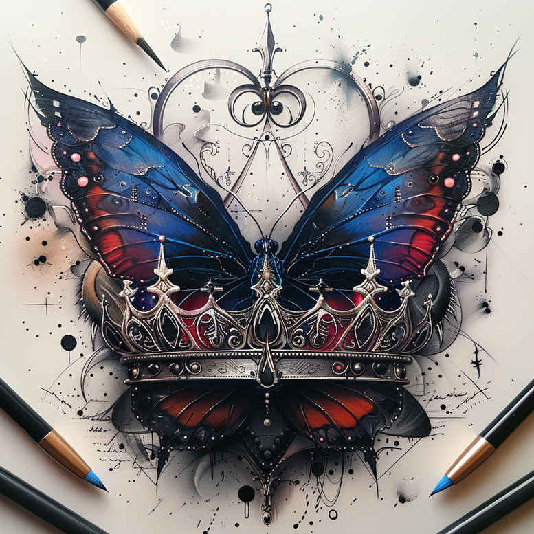 corrective-tattoo – tattoo design ideas free ai generated – angelic-presence – for-lower-thigh – Gallery: upload-inkby-ai