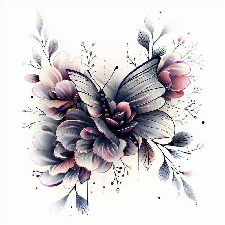 freehand-stain – tattoo design ideas free ai generated – network-lines – vibration – Gallery: upload-inkby-ai