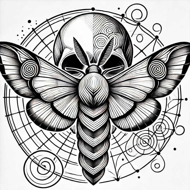 shadow-blending – tattoo design ideas free ai generated – centerpiece – angelic-grace – Gallery: upload-inkby-ai
