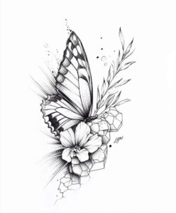 delicate-dragonfly – tattoo design ideas free ai generated – neotraditional-enhanced-shading – for-inner-arm – Gallery: butterflies-moths-dragonflies-inkby-ai