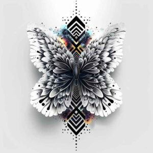 delicate-dragonfly – tattoo design ideas free ai generated – realism-realistic – for-outer-arm – Gallery: butterflies-moths-dragonflies-inkby-ai