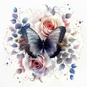 dragonflies – tattoo design ideas free ai generated – surrealism-displaced-objects – for-wrist – Gallery: butterflies-moths-dragonflies-inkby-ai
