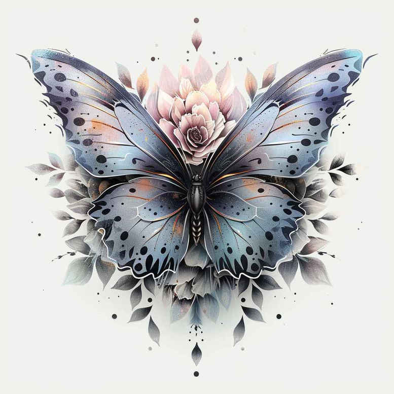 dragonfly-design – tattoo design ideas free ai generated – neotraditional-rich-blacks – for-scapula – Gallery: butterflies-moths-dragonflies-inkby-ai
