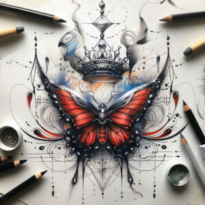 dragonfly-design – tattoo design ideas free ai generated – realism-contrast-ink – for-palm – Gallery: butterflies-moths-dragonflies-inkby-ai