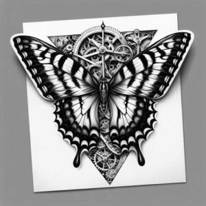 dragonfly – tattoo design ideas free ai generated – surrealism-morphic-transformation – for-toe – Gallery: butterflies-moths-dragonflies-inkby-ai