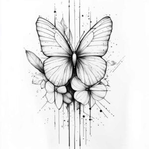 dragonfly-tattoo – tattoo design ideas free ai generated – neotraditional-artistic-contrast – for-wrist – Gallery: butterflies-moths-dragonflies-inkby-ai