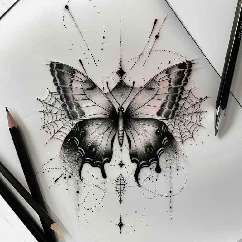 dragonfly-tattoo – tattoo design ideas free ai generated – realism-highlight-detail – for-upper-chest – Gallery: butterflies-moths-dragonflies-inkby-ai