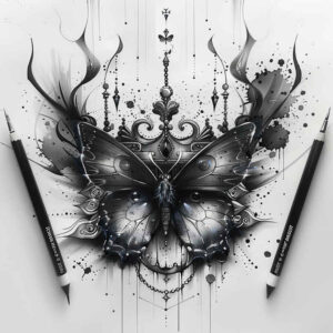 dragonfly-tattoo – tattoo design ideas free ai generated – realism-tactile-shading – for-stomach – Gallery: butterflies-moths-dragonflies-inkby-ai