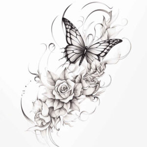 dragonfly-wingspan – tattoo design ideas free ai generated – neotraditional-vibrant-palette – for-knee – Gallery: butterflies-moths-dragonflies-inkby-ai