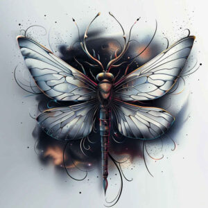 flying-butterfly – tattoo design ideas free ai generated – surrealism-unreal – for-wrist-side – Gallery: butterflies-moths-dragonflies-inkby-ai